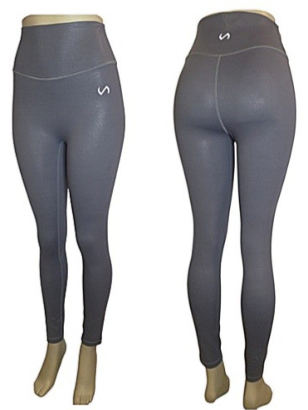 TLF Take Life Further Shiny Metallic High Waisted Workout Leggings Size M
